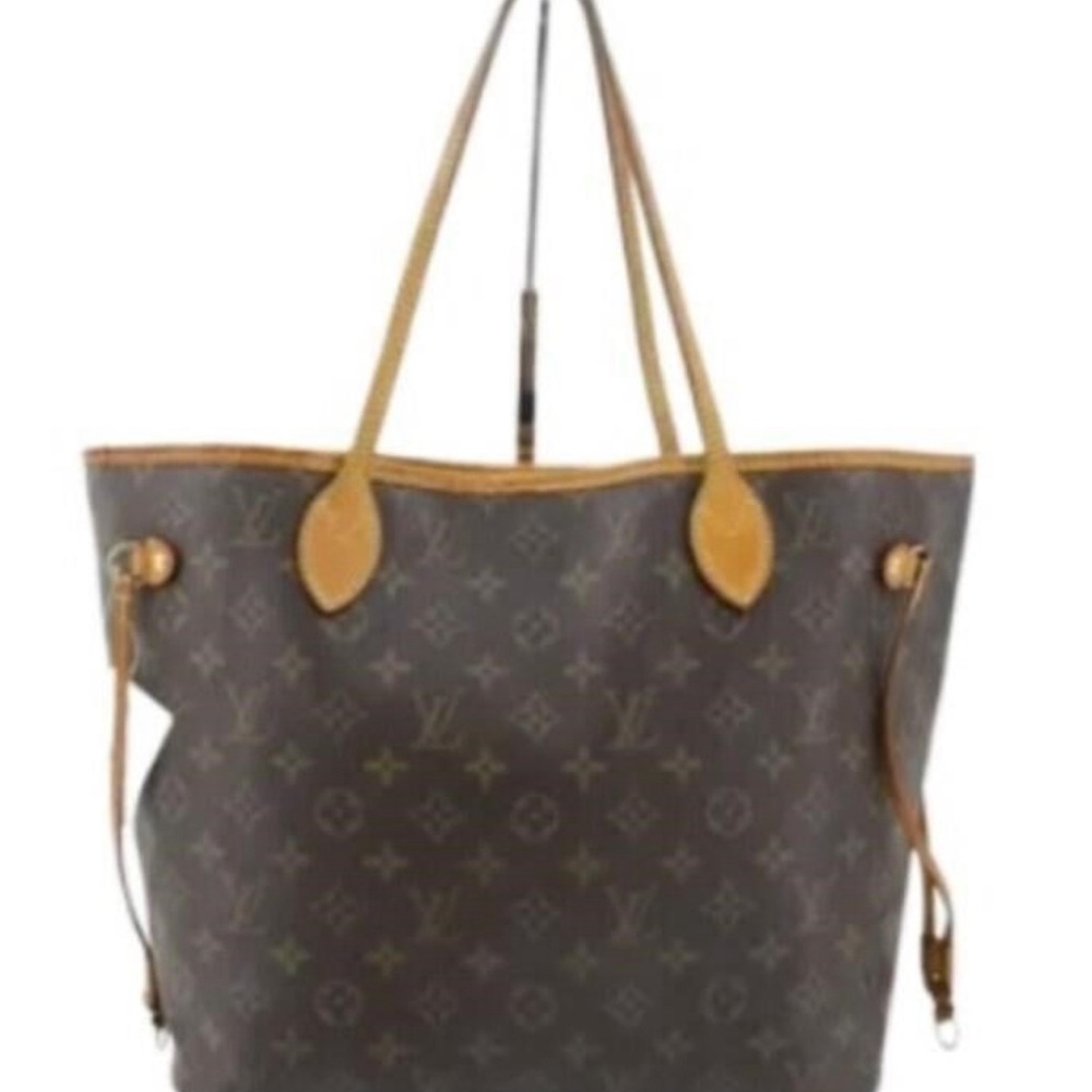 LOUIS VUITTON Neverfull MM M40157 Monogram Tote Bag Brown